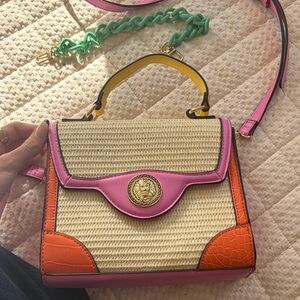 Aldo Pink and Orange Crossbody Bag